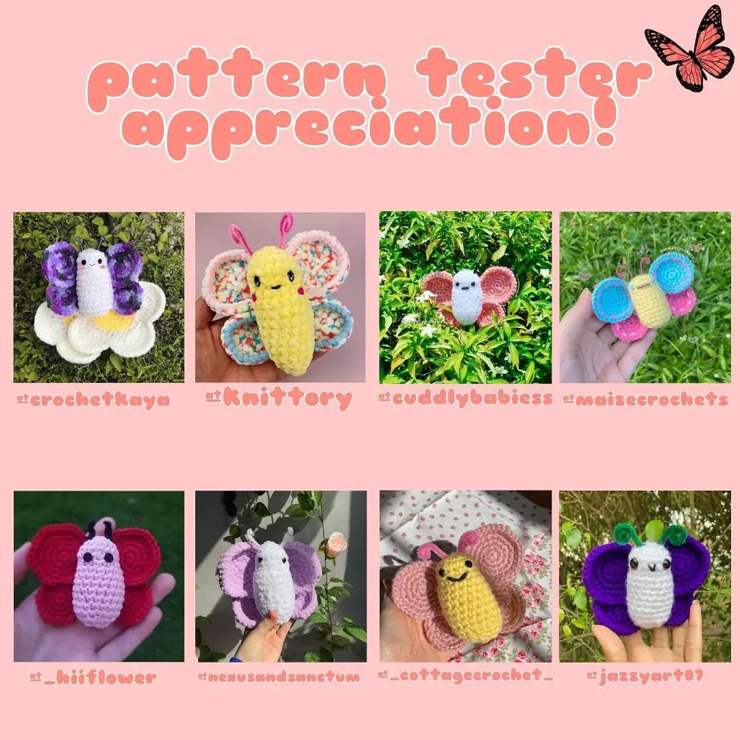 free pattern little butterfly