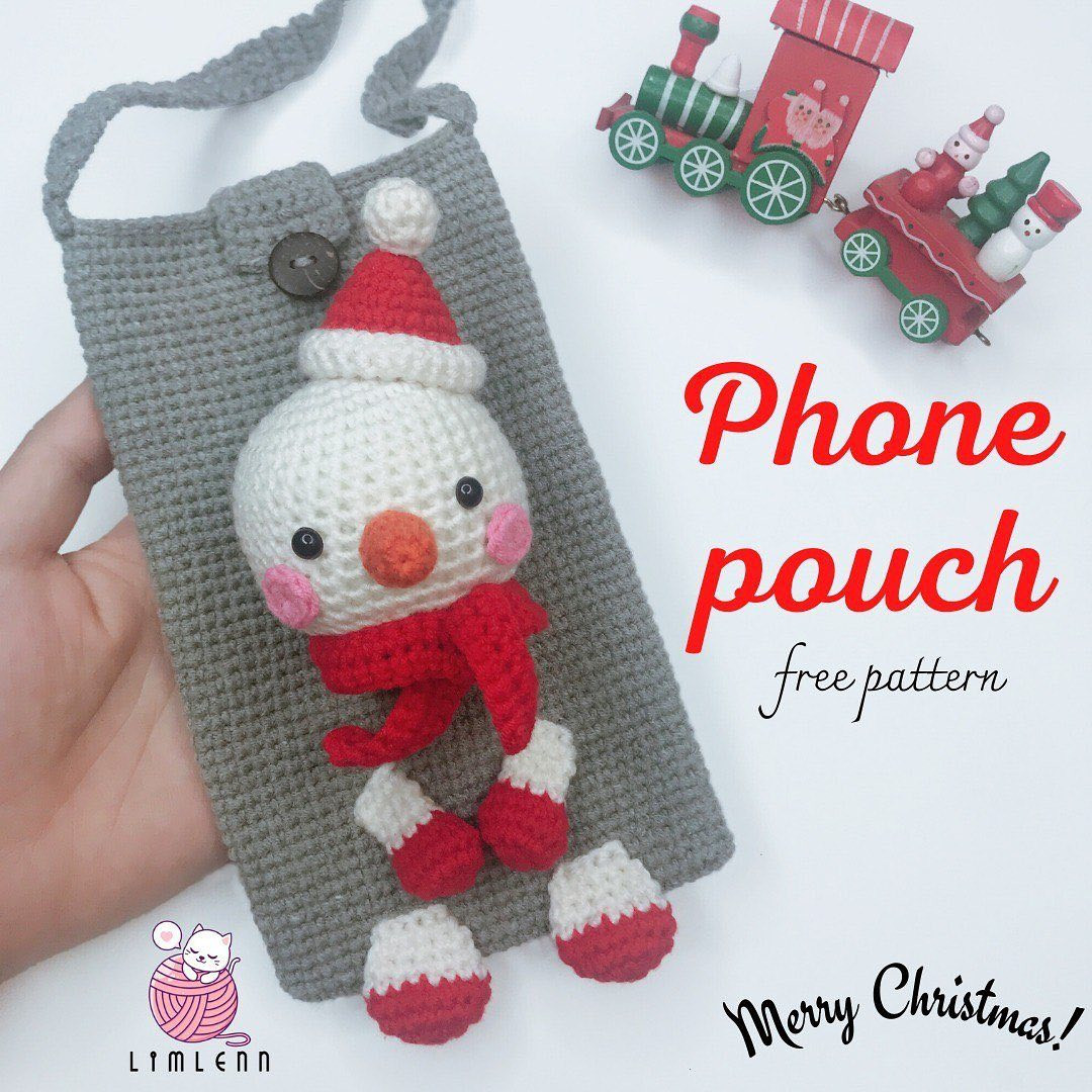 free pattern phone pouch