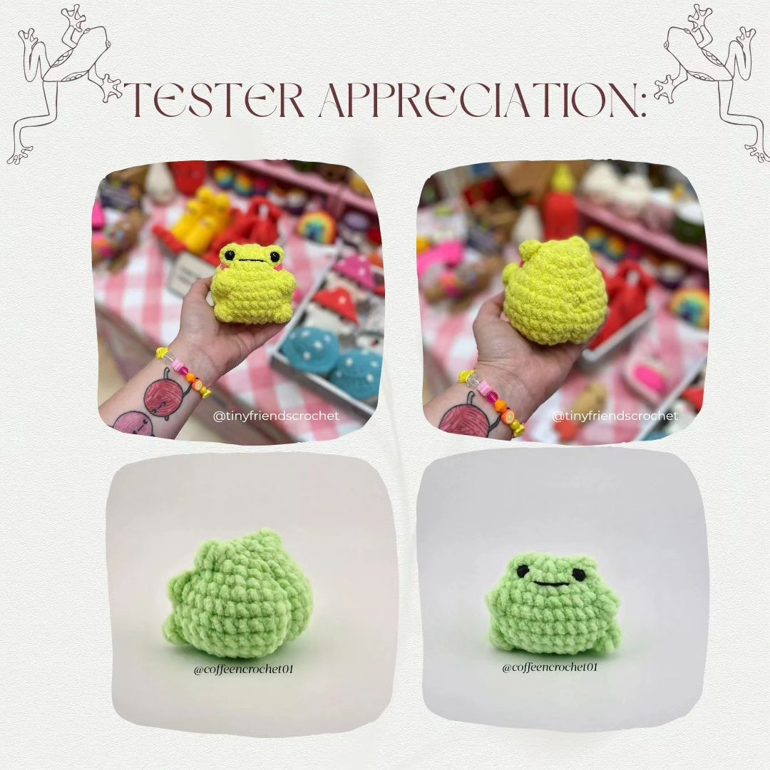 free pattern ted the thick toad no sew