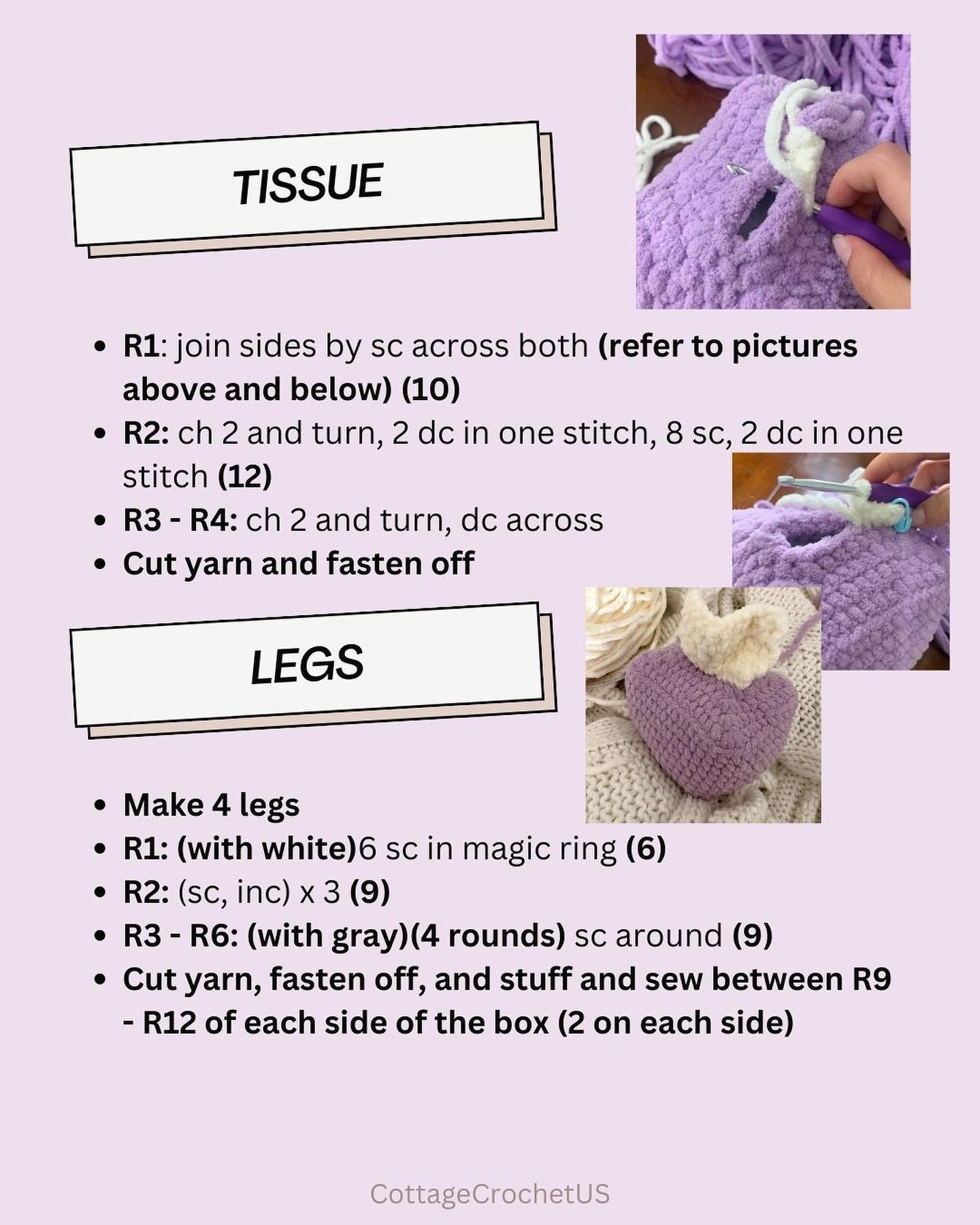free pattern tissue box cat