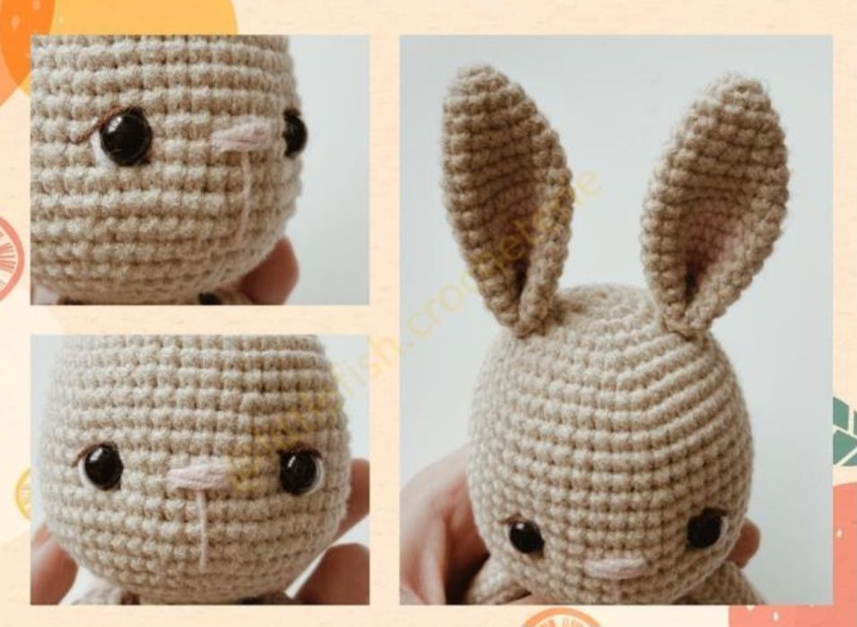 hazelnut the little bunny crochet pattern.