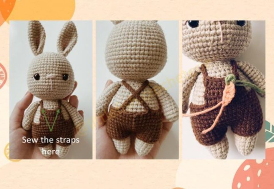 hazelnut the little bunny crochet pattern.