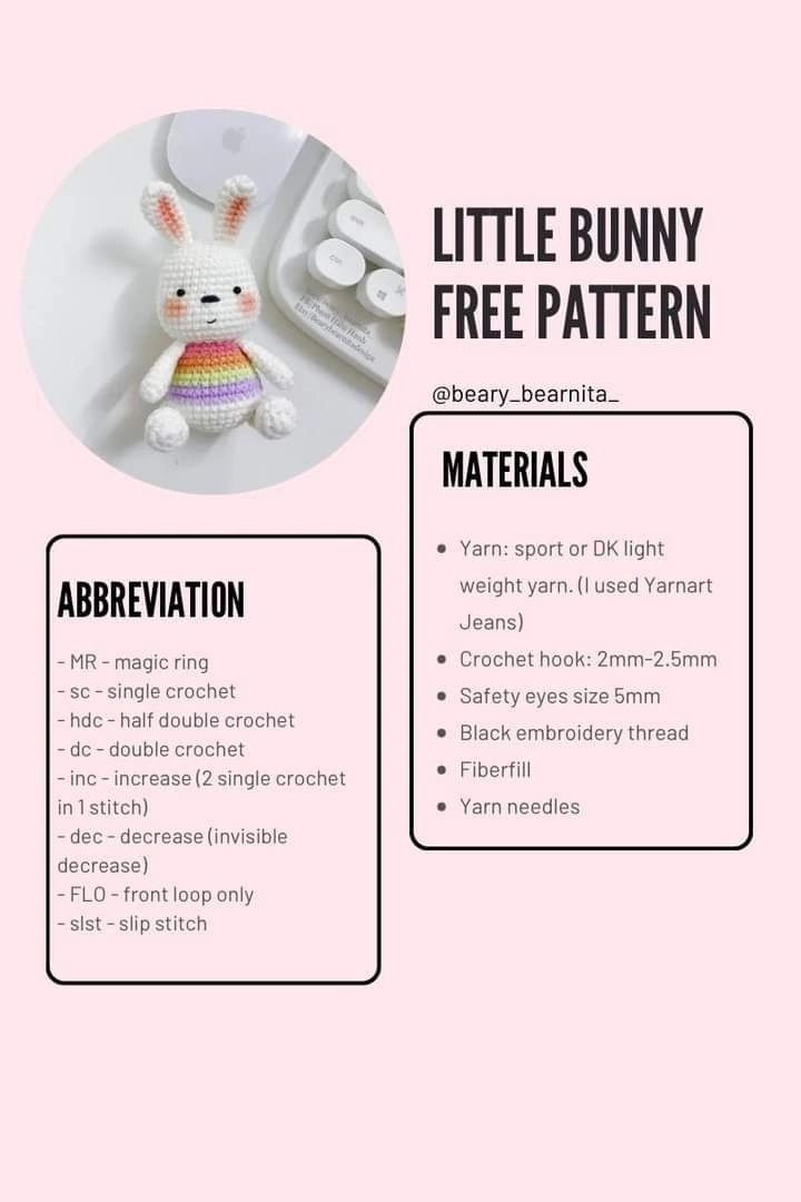 little bunny free pattern