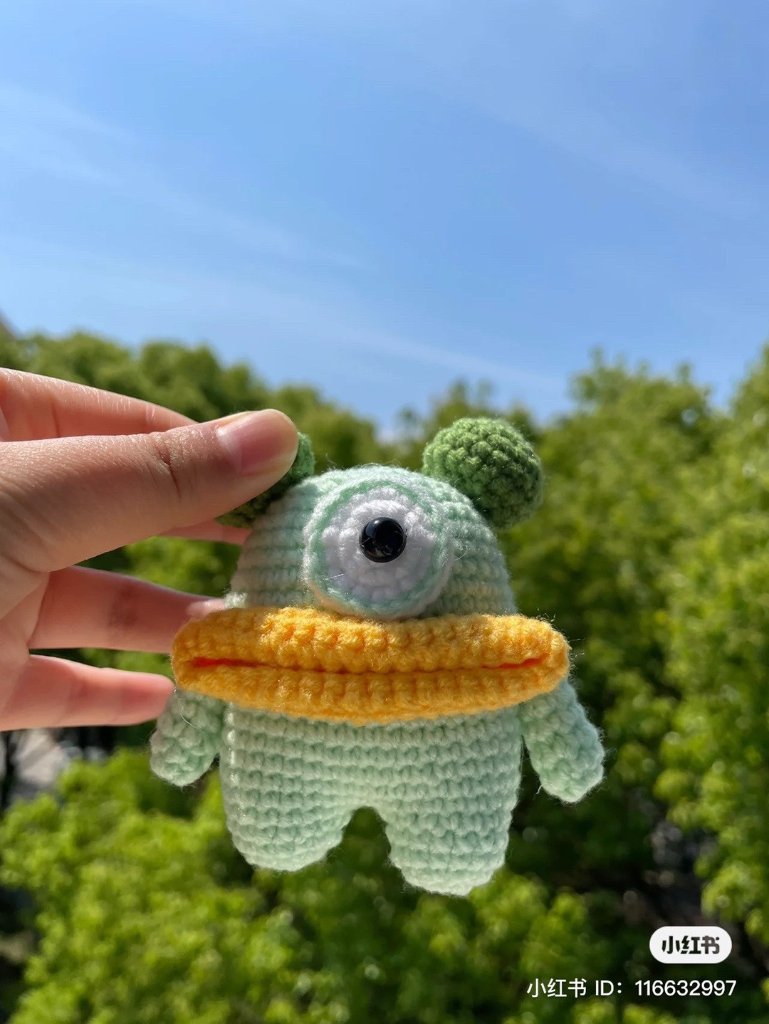 little monster one eye crochet pattern