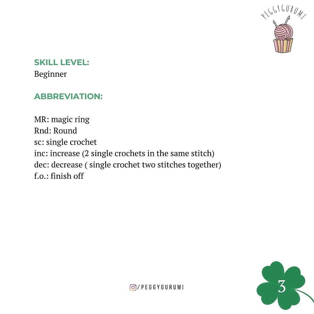 lucky shamrock free pattern