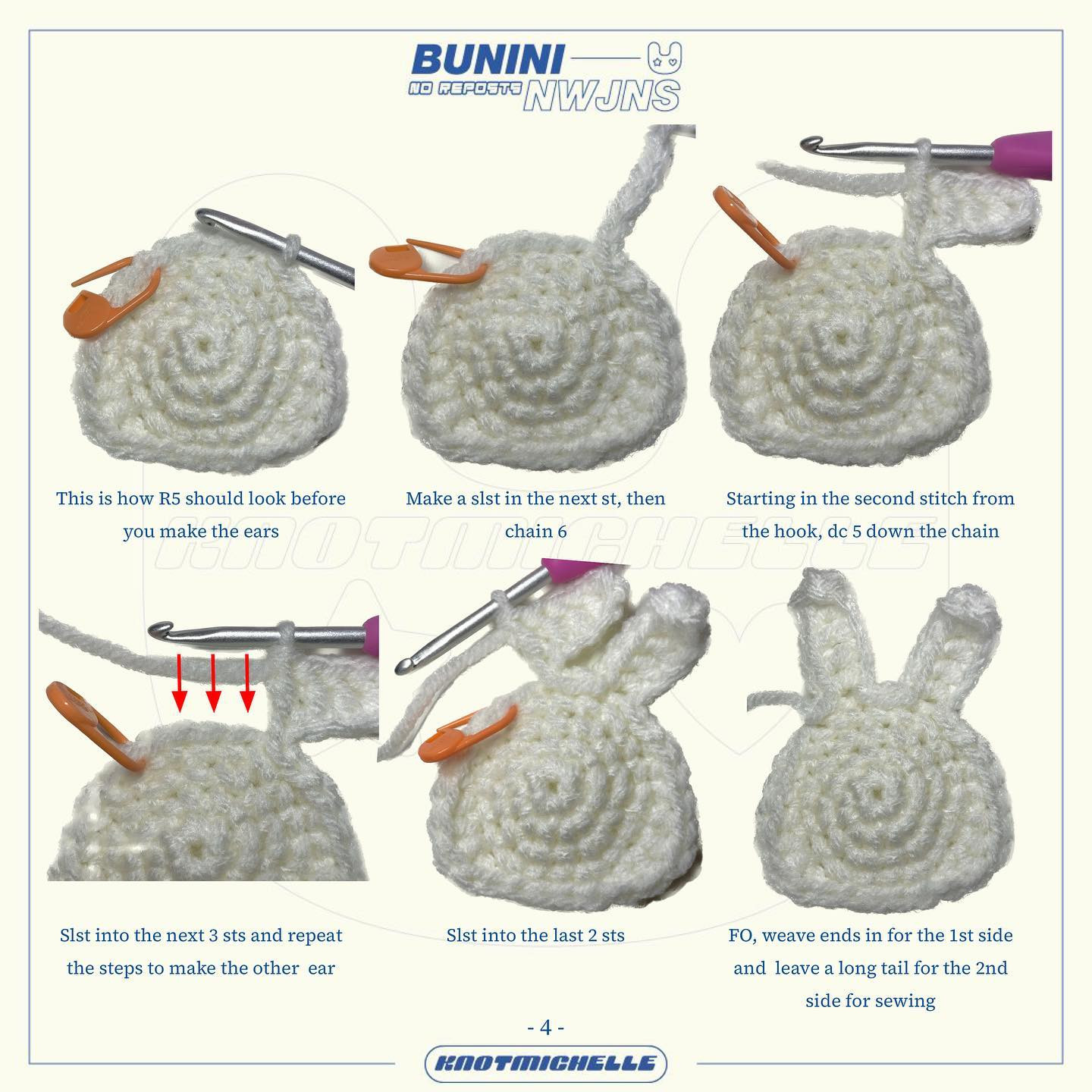 newjeans bunini free pattern