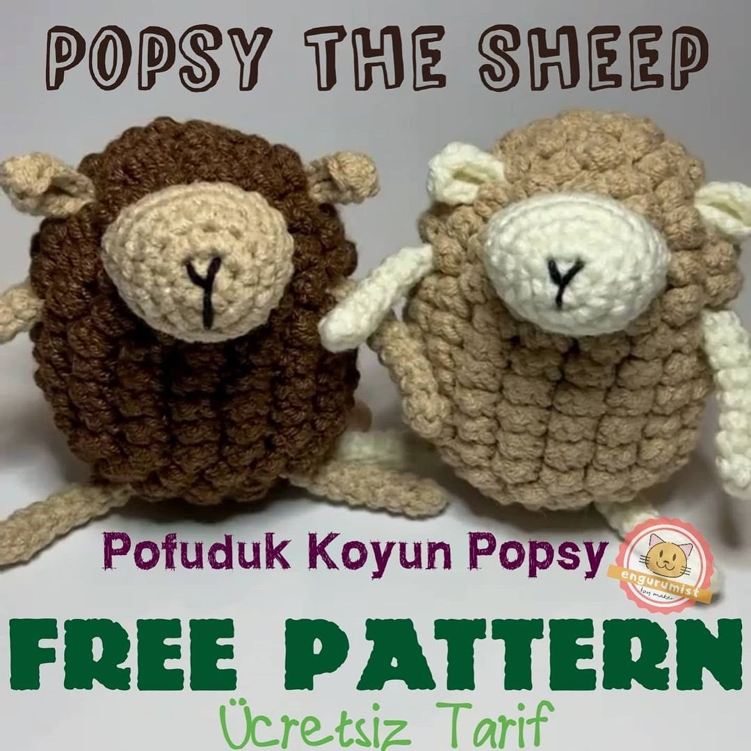 popsy the sheep crochet pattern