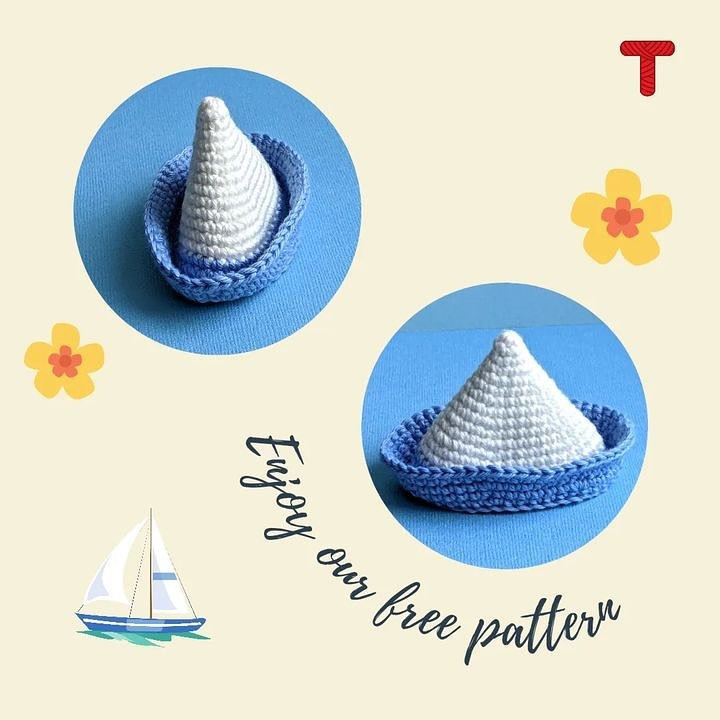 sailing boat free pattern