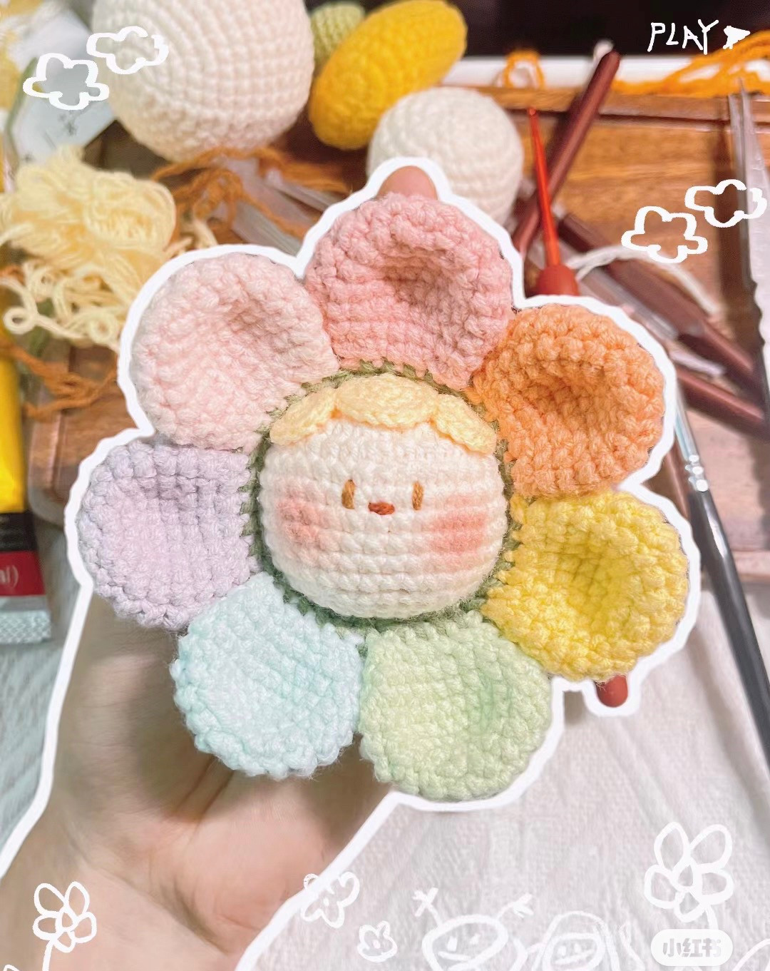 seven color flower dumplings