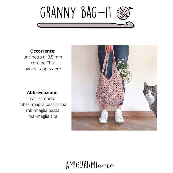 tutorial granny bag-en amigurumi