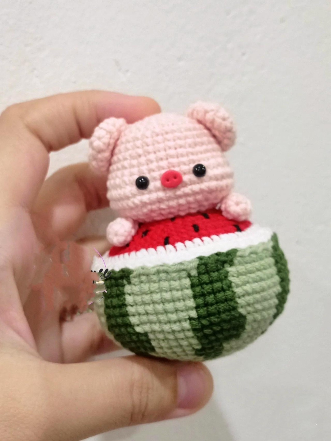 watermelon pig crochet pattern