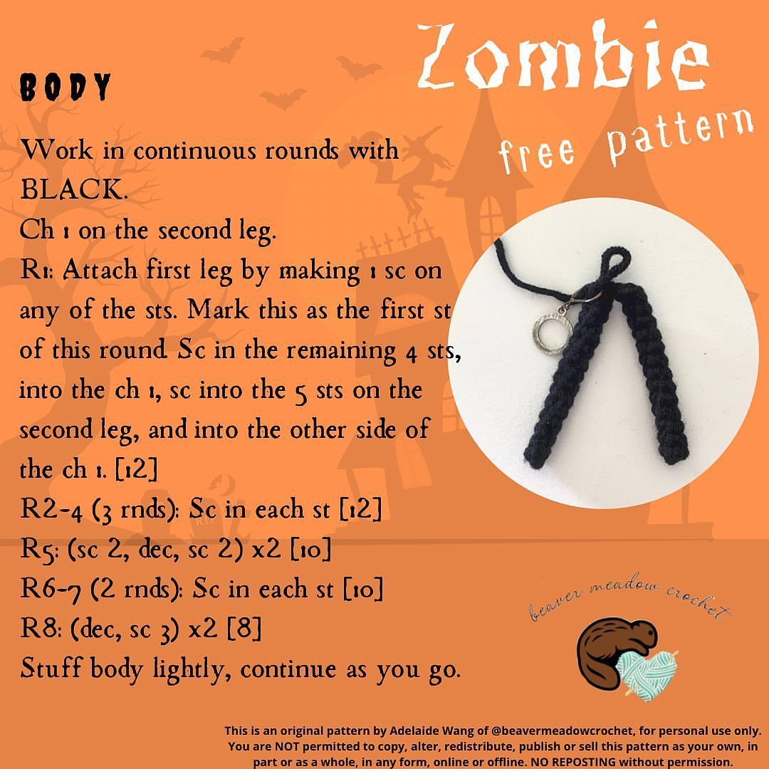 zombie free pattern