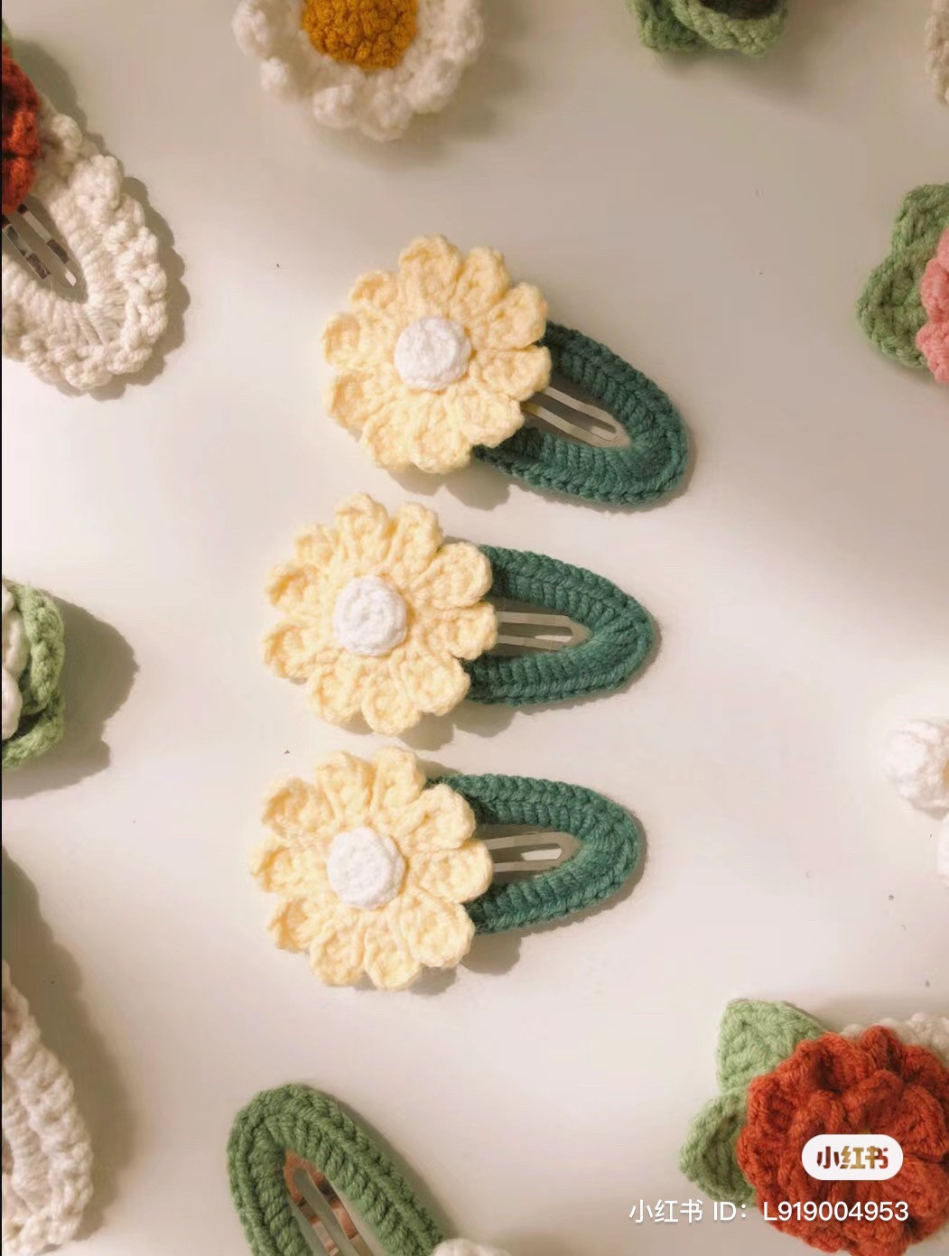 3 flower hairpin crochet patterns