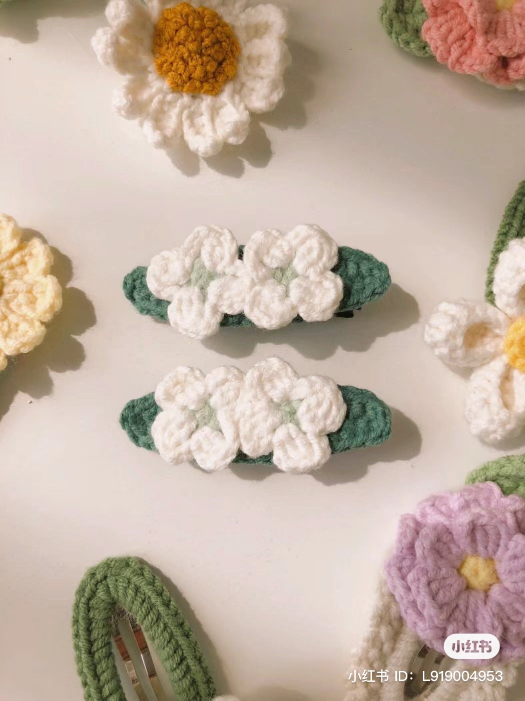 3 flower hairpin crochet patterns