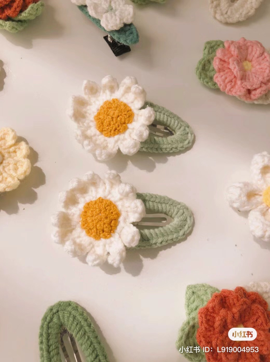 3 flower hairpin crochet patterns