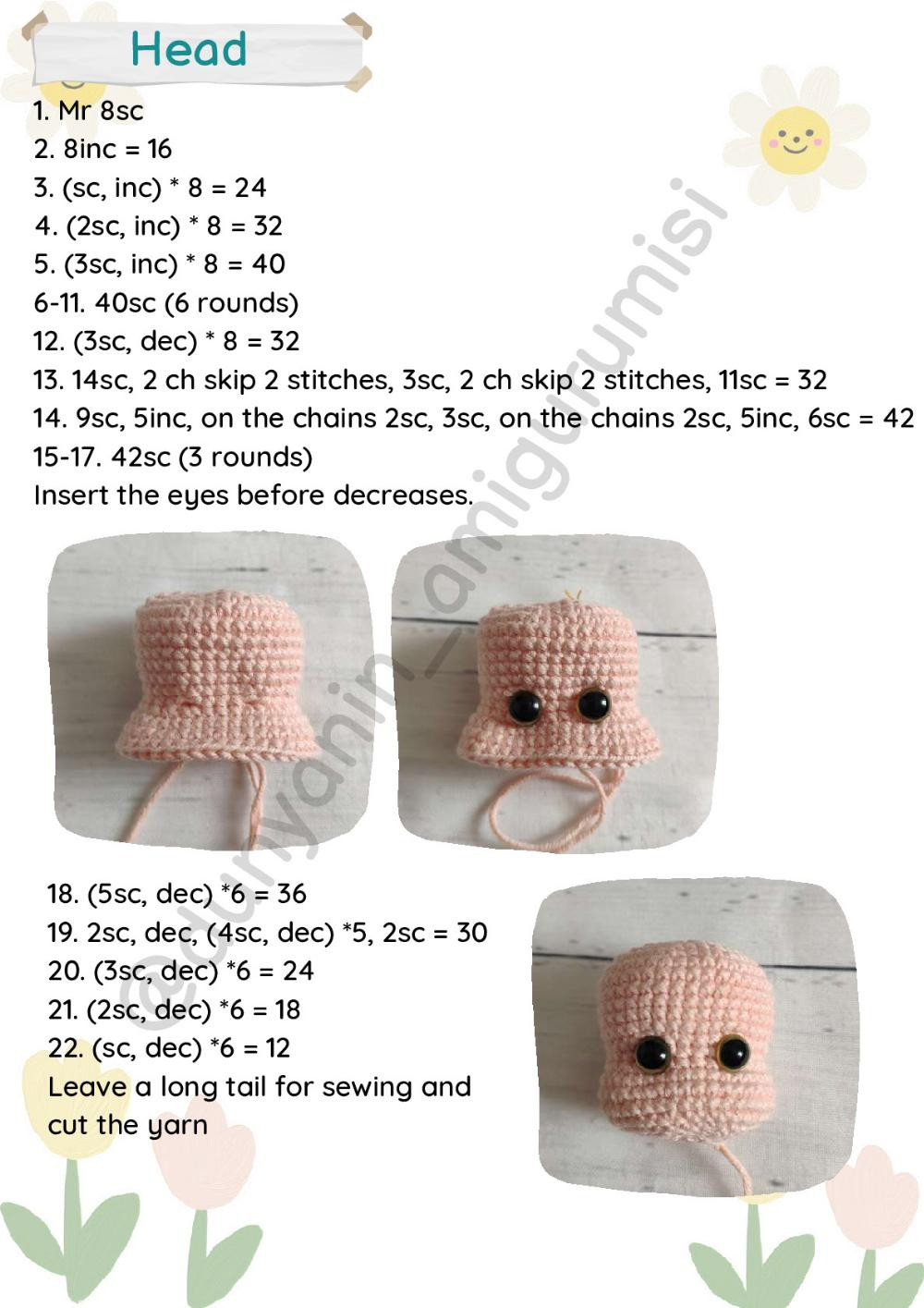 5 dwarfs crochet pattern