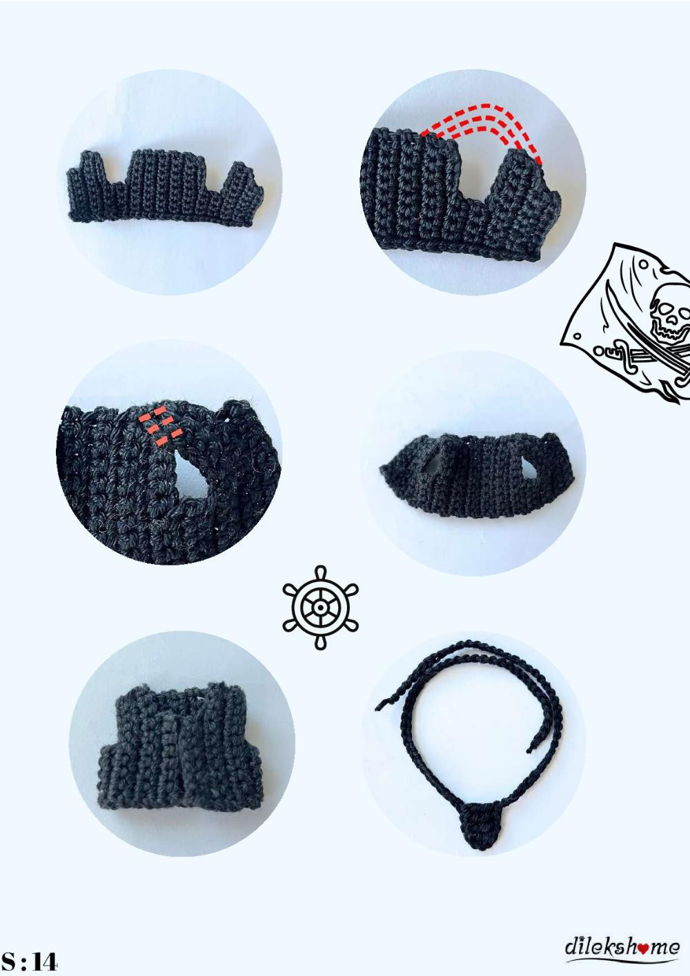 Adventurous Jake English Crochet Pattern