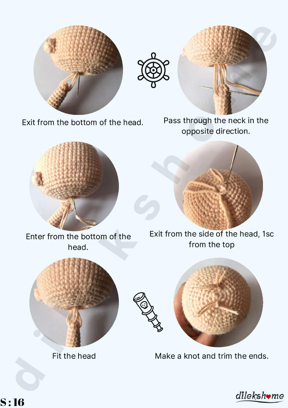 Adventurous Jake English Crochet Pattern