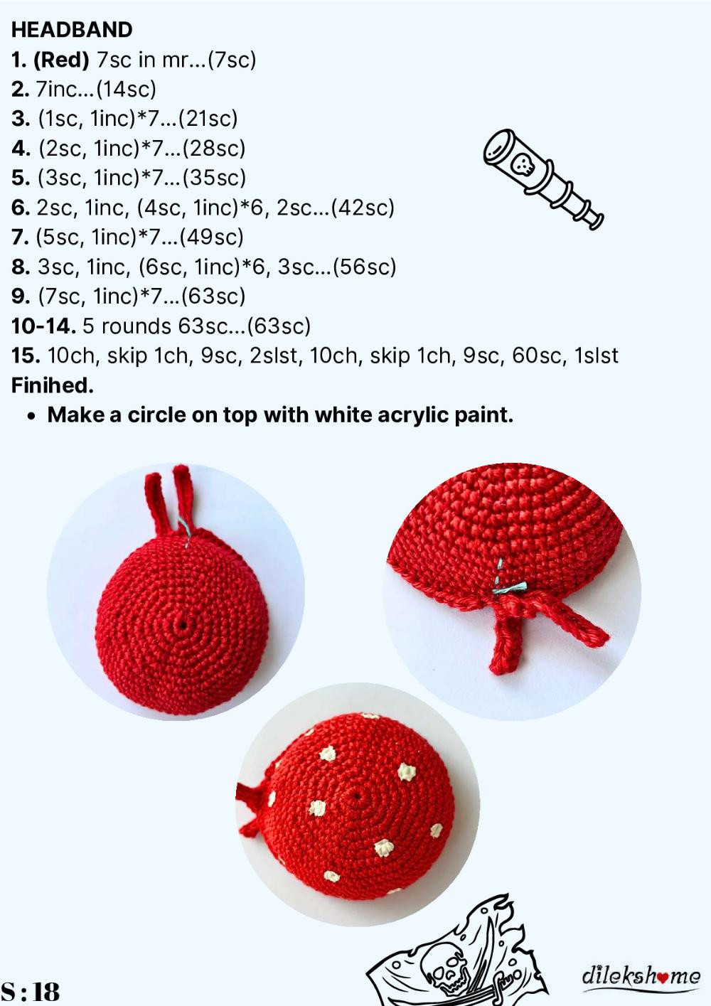 Adventurous Jake English Crochet Pattern