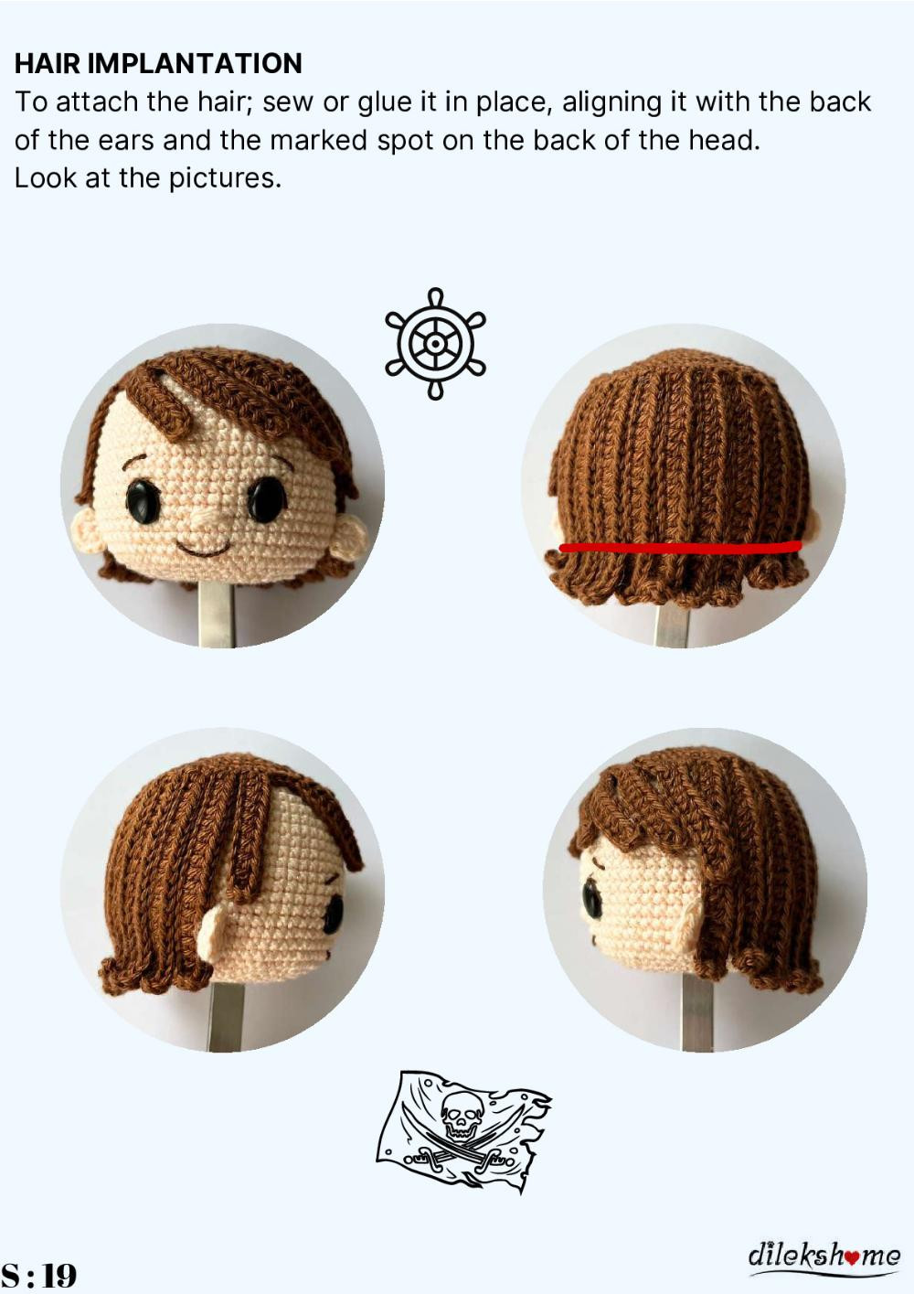 Adventurous Jake English Crochet Pattern