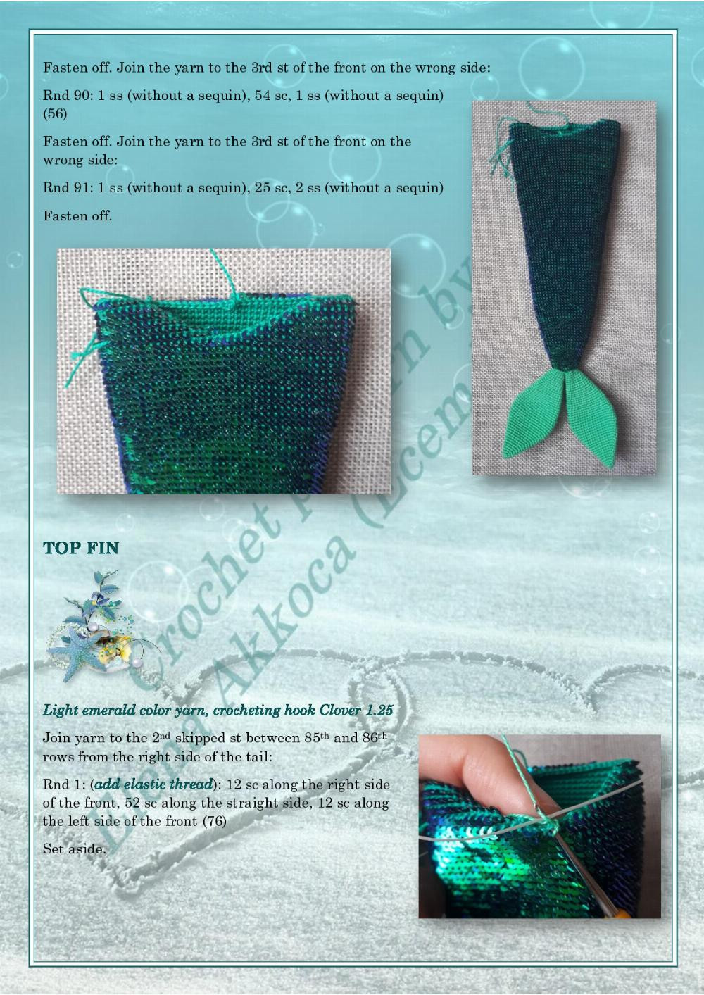 amigurumi crochet pattern mermaid