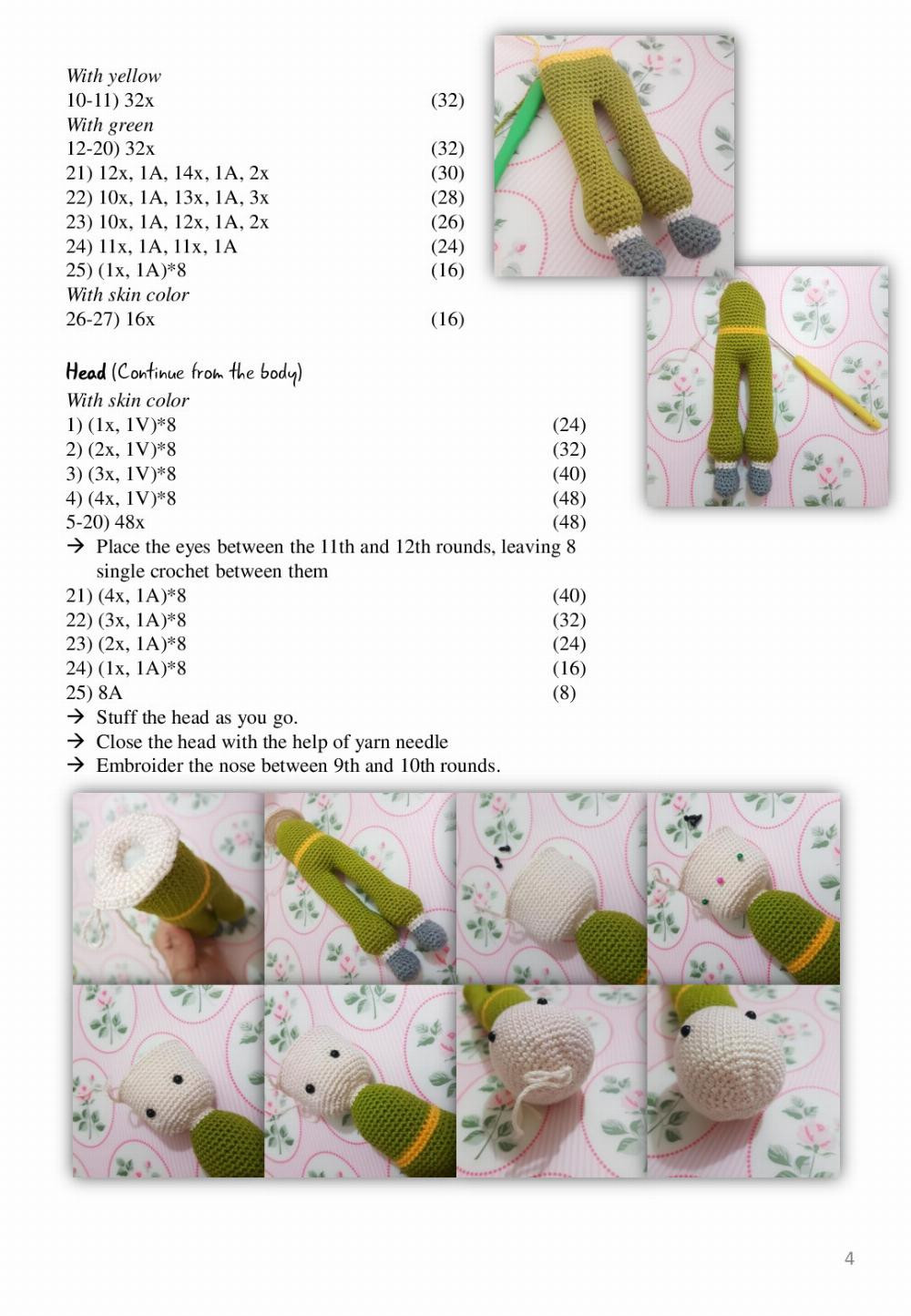 amigurumi little prince pattern