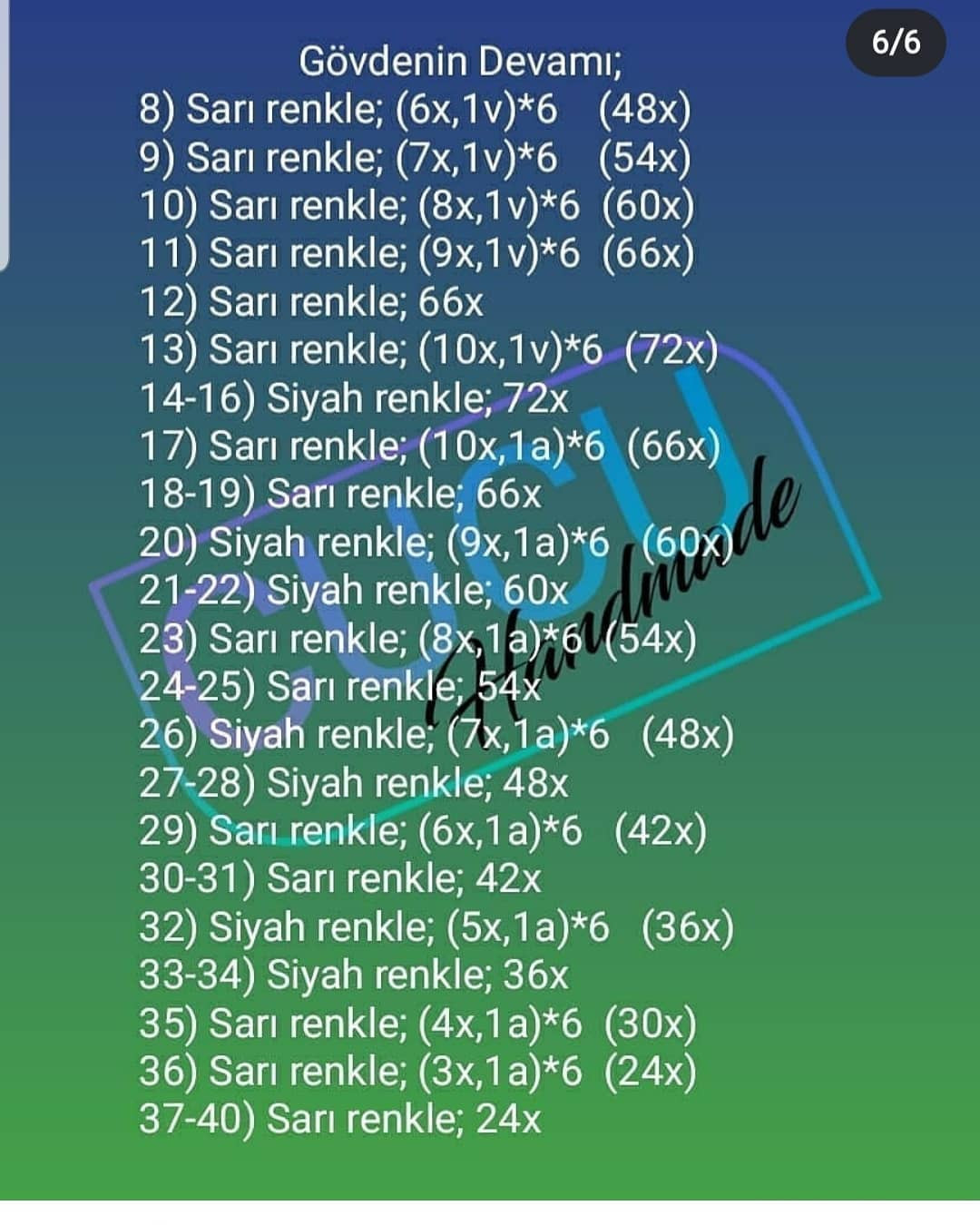 Arı tığ işi deseni ve arı çıngırak, sarı, siyah çizgili, beyaz kanatlar.Kara Sakal