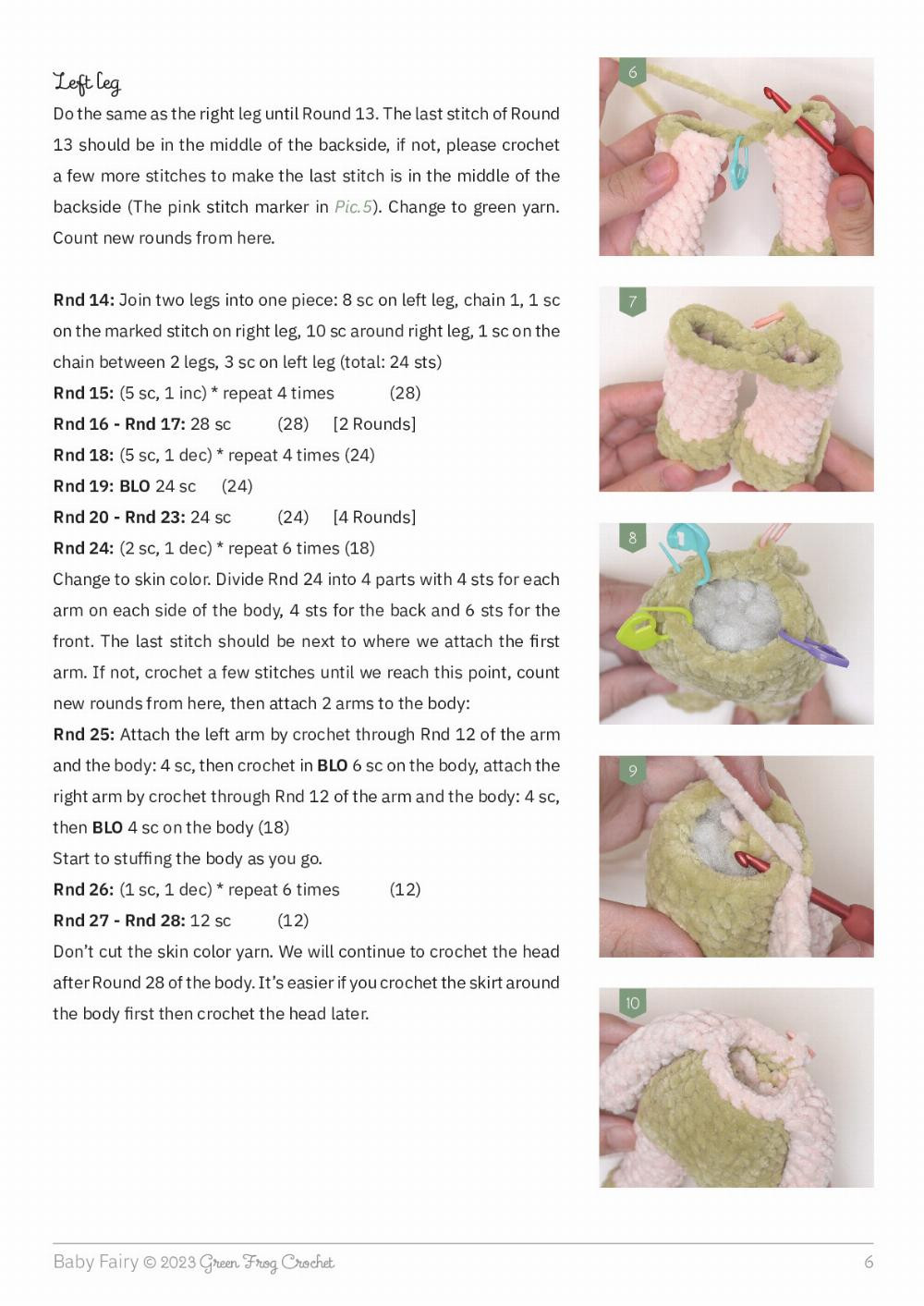 baby fairy crochet pattern