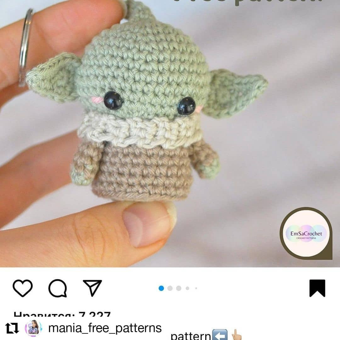 baby yoda free pattern