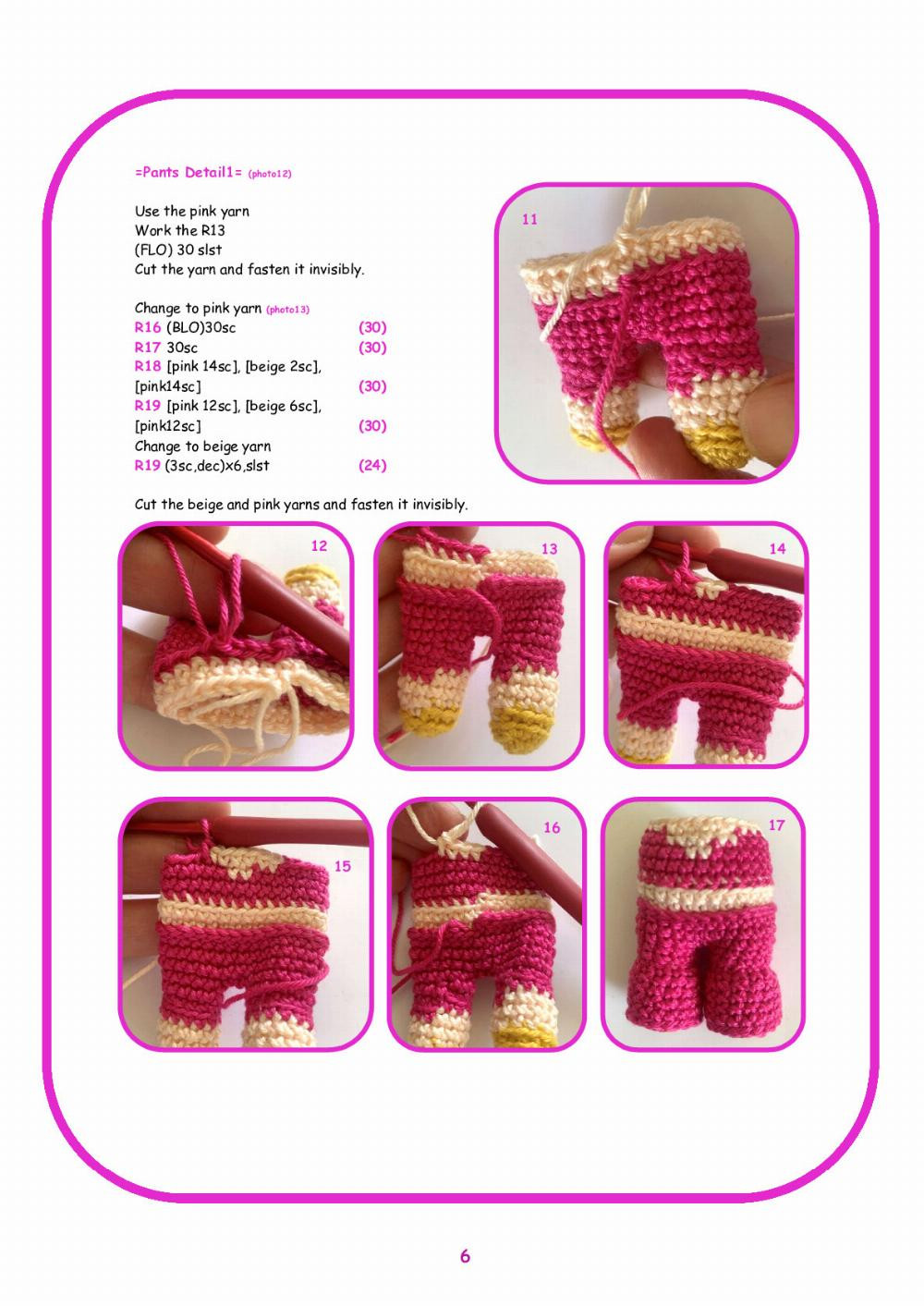 barbie crochet pattern