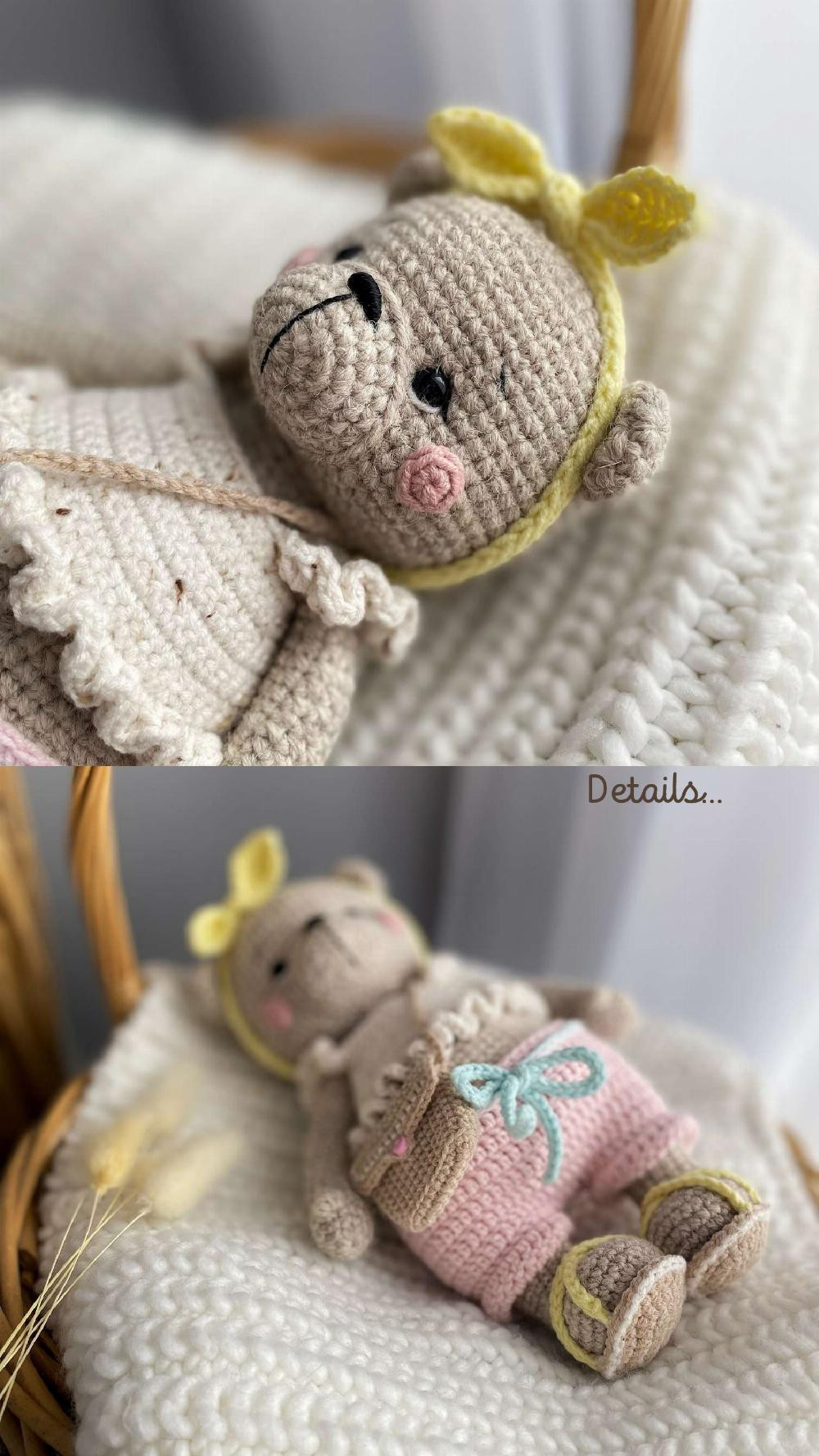 Bears Michelle and Martin Crochet Pattern