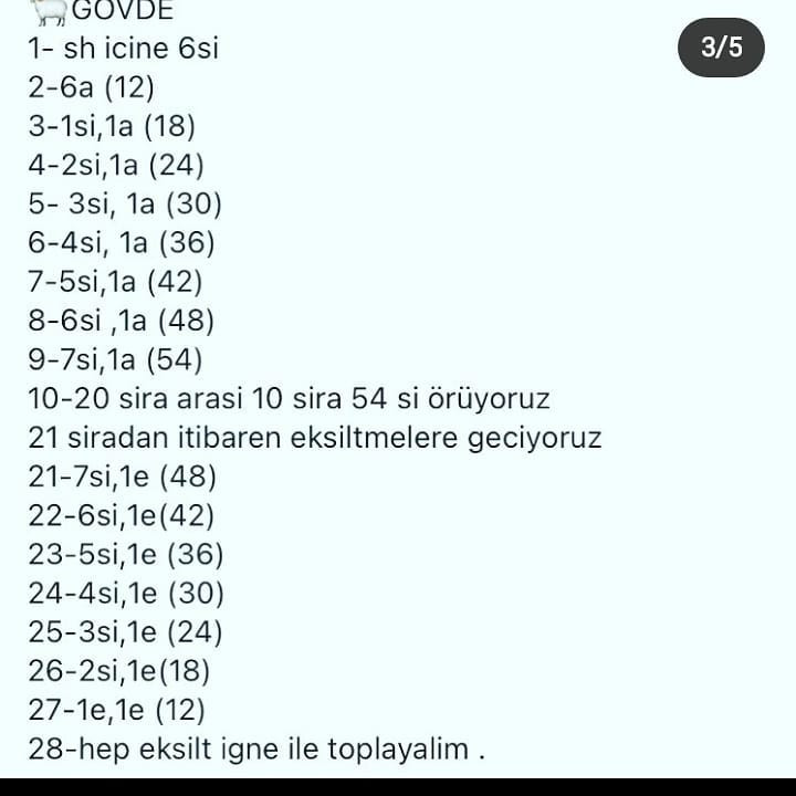 Beyaz kafes koyun tığ işi tarifi