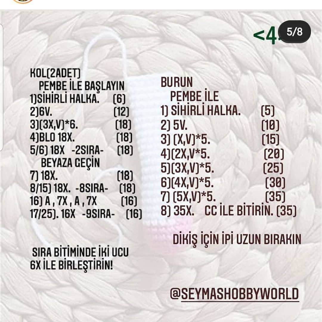 Beyaz tek boynuzlu at tığ işi modeli, pembe namlu, sarı çapraz çanta.