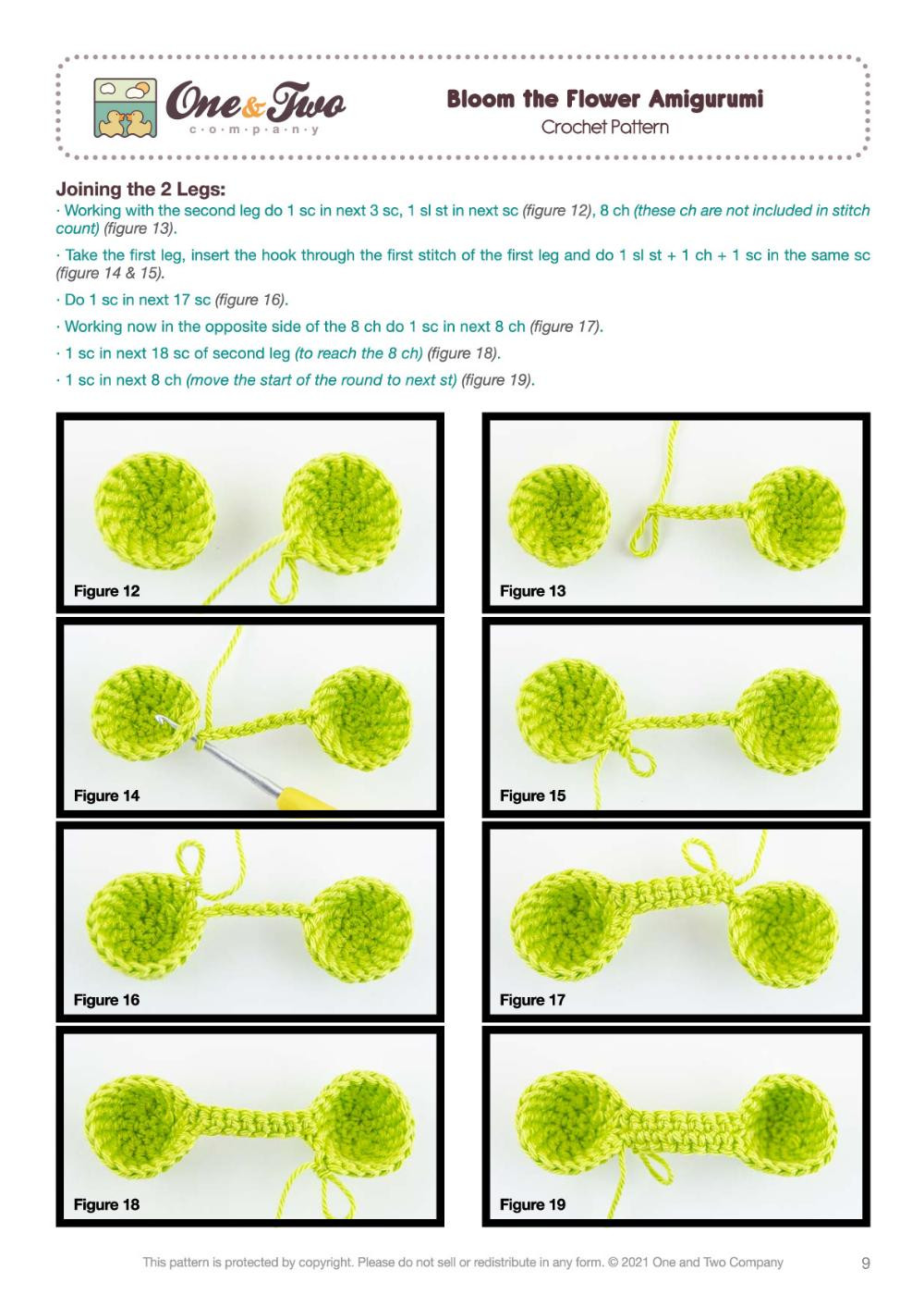 bloom the flower amirugumi spirits of nature series crochet pattern