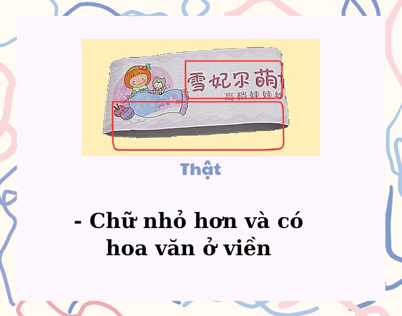 Cách phân biệt baby yarn thật và giả.