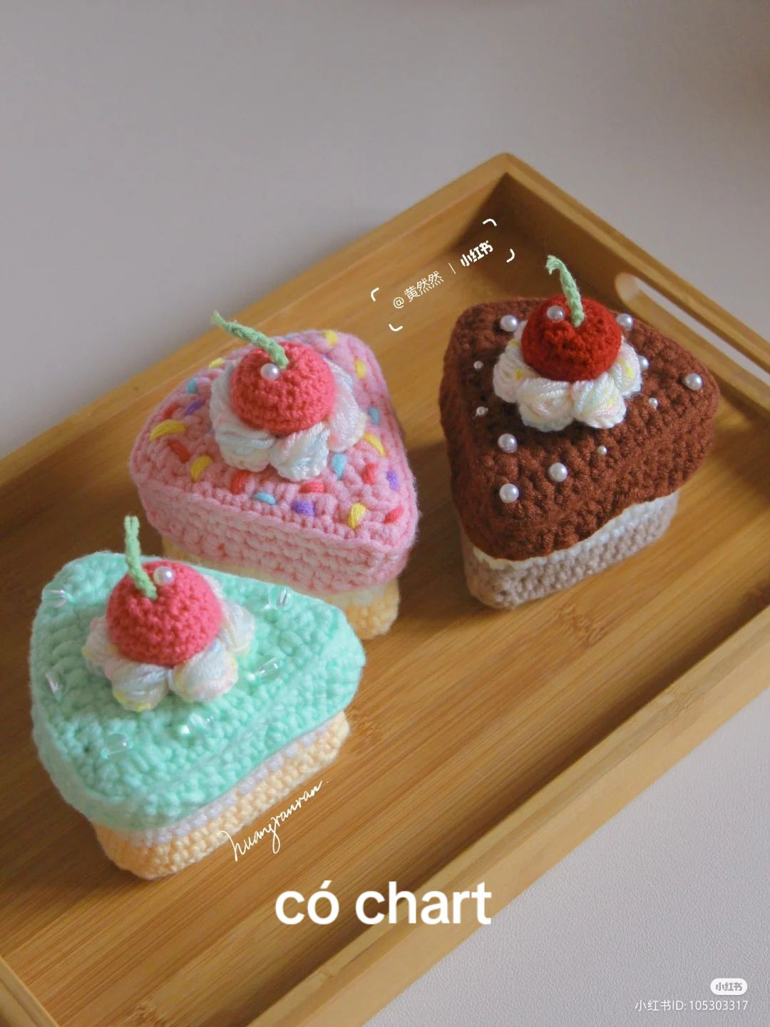 Cake box crochet pattern
