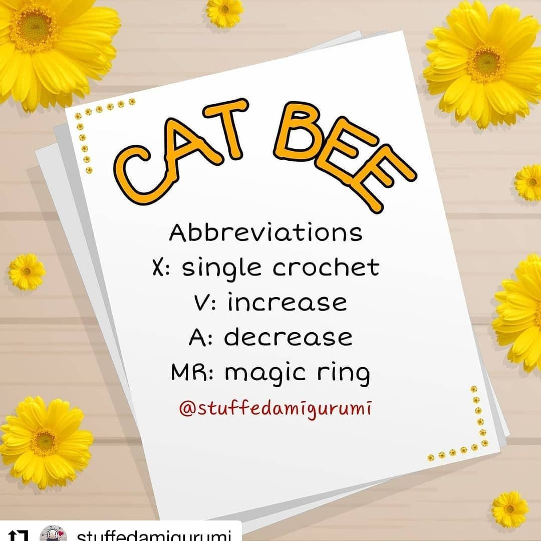 cat bee crochet pattern