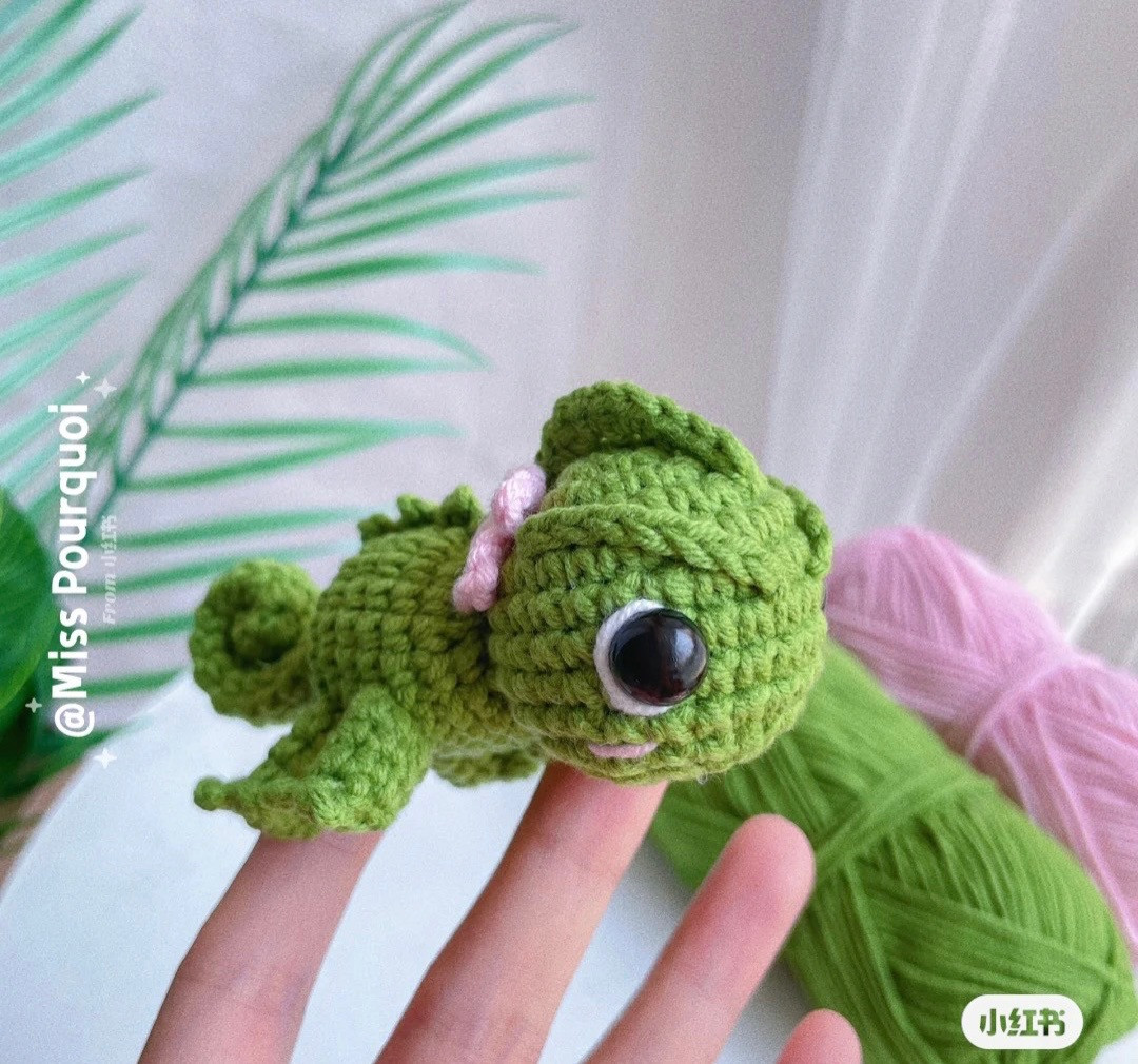 chameleon pascal crochet pattern