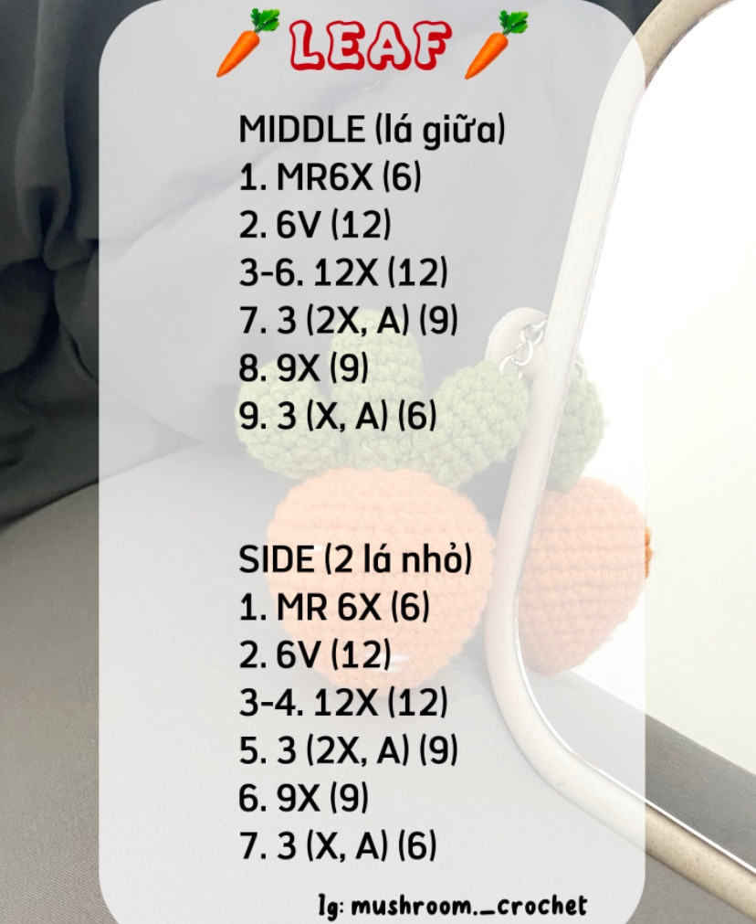 chart cà rốt béo