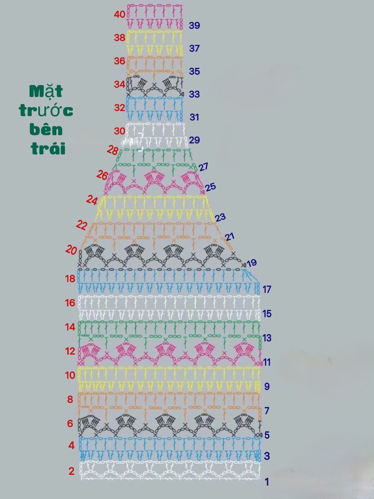 chart móc áo croptop ba lổ nhiều họa tiết.