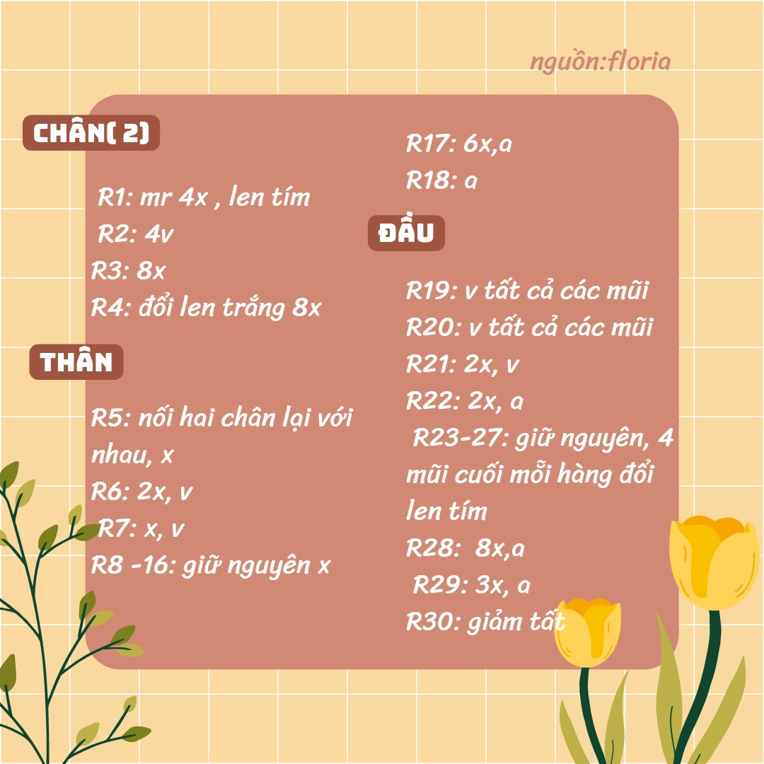 chart móc bé bò sữa cute