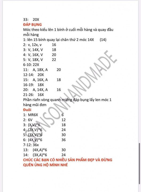 chart móc gấu