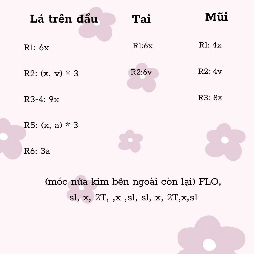 chart móc gấu bánh bao