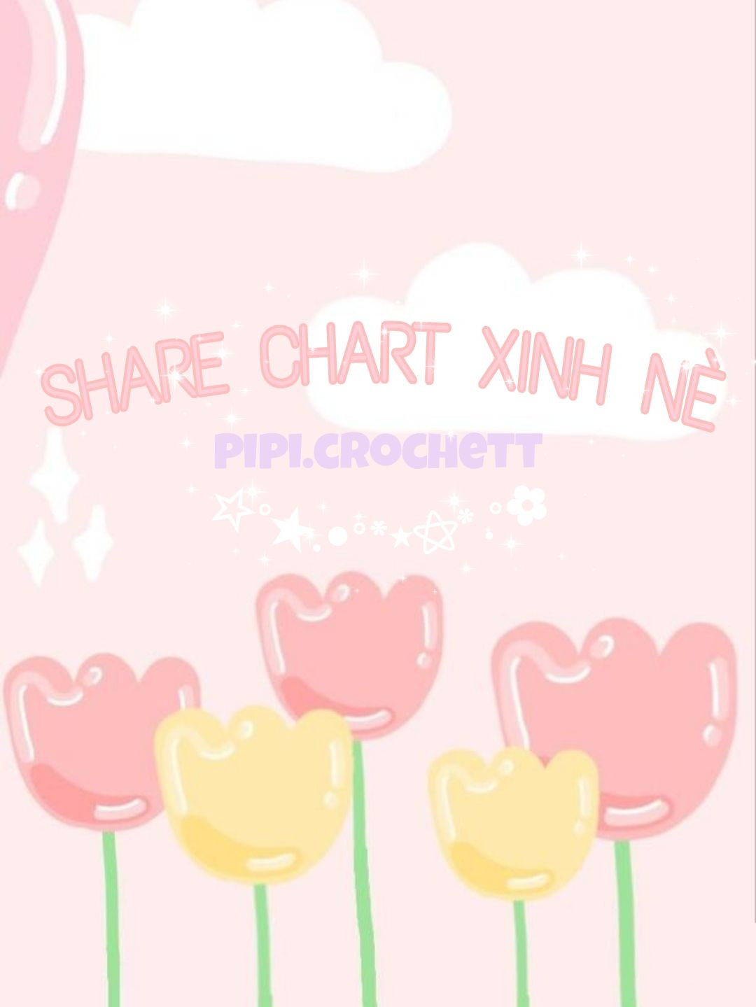 chart móc len gấu teddy, cổ màu đen