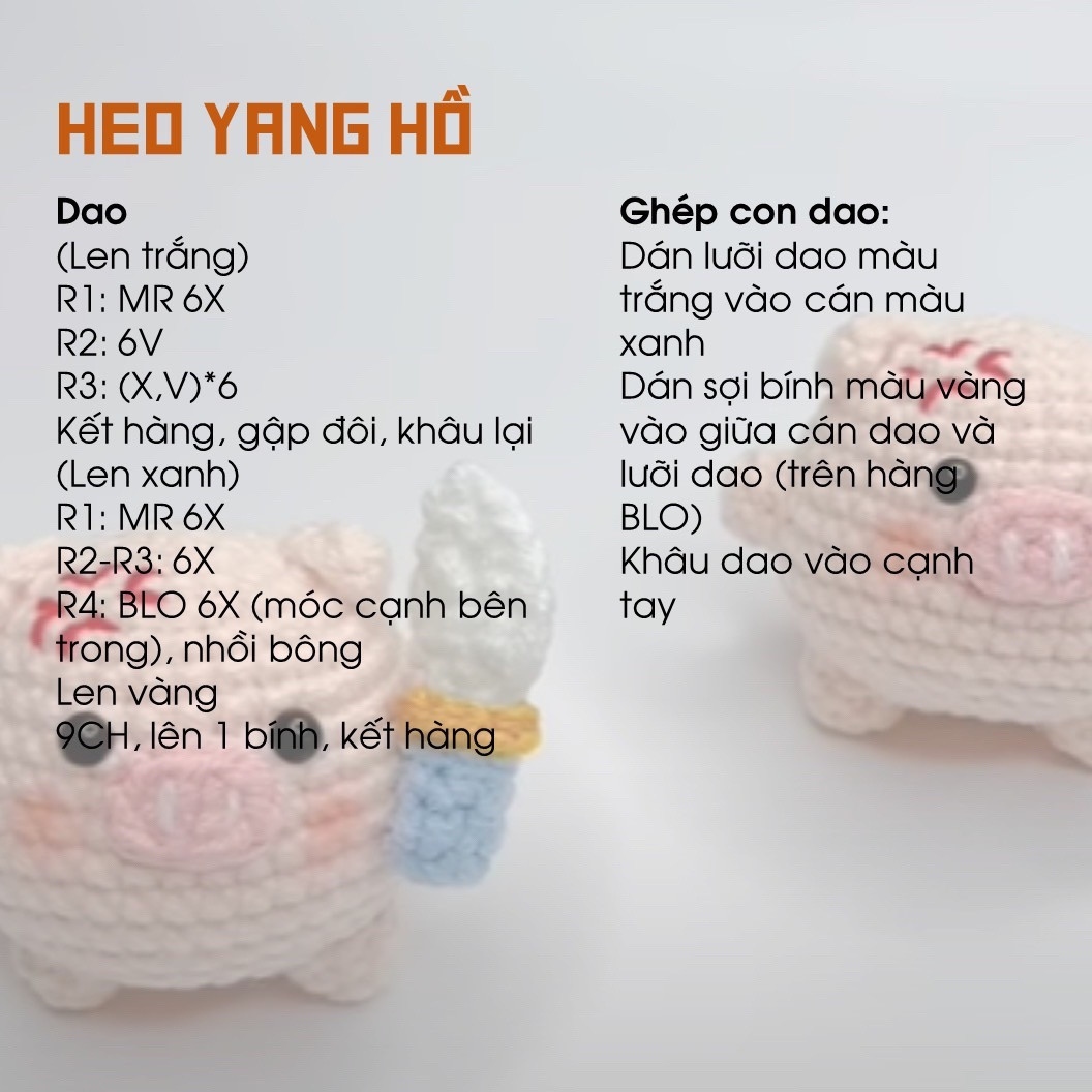 chart móc len heo giang hồ