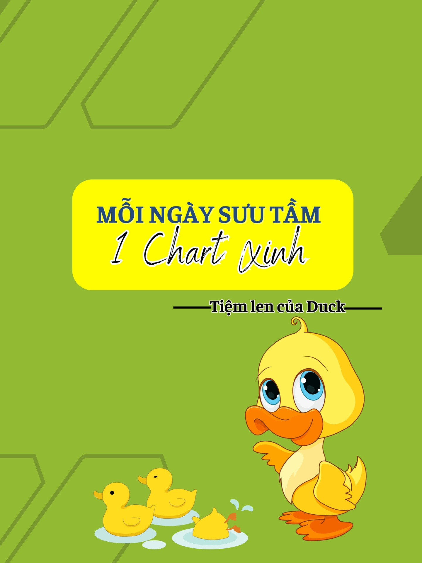 chart móc len vịt đội mũ ếch