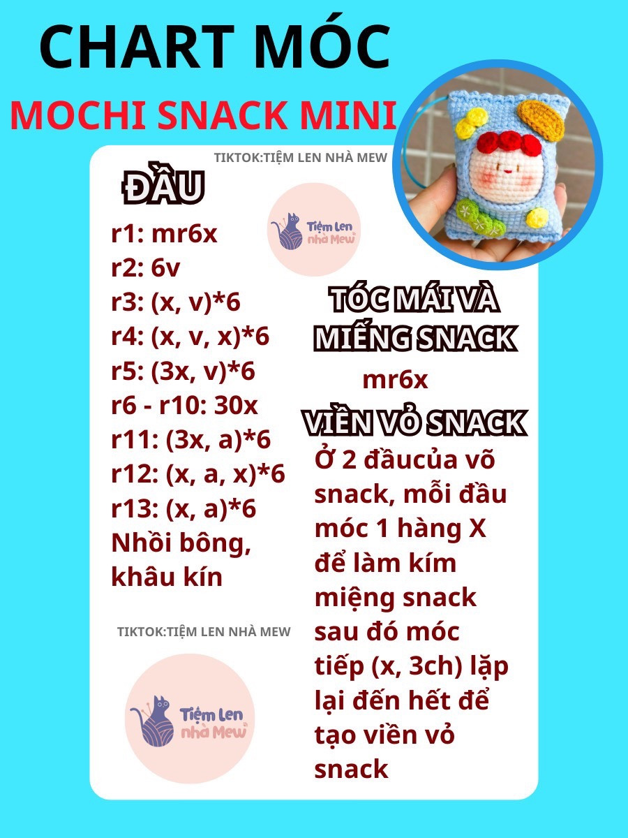 chart móc snack mini