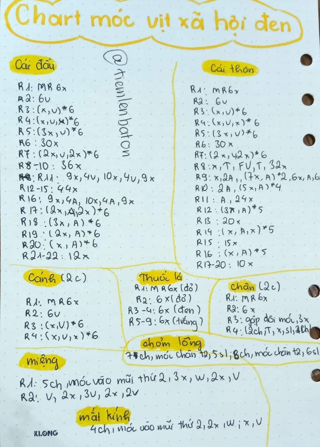 chart móc vịt xã hội đen