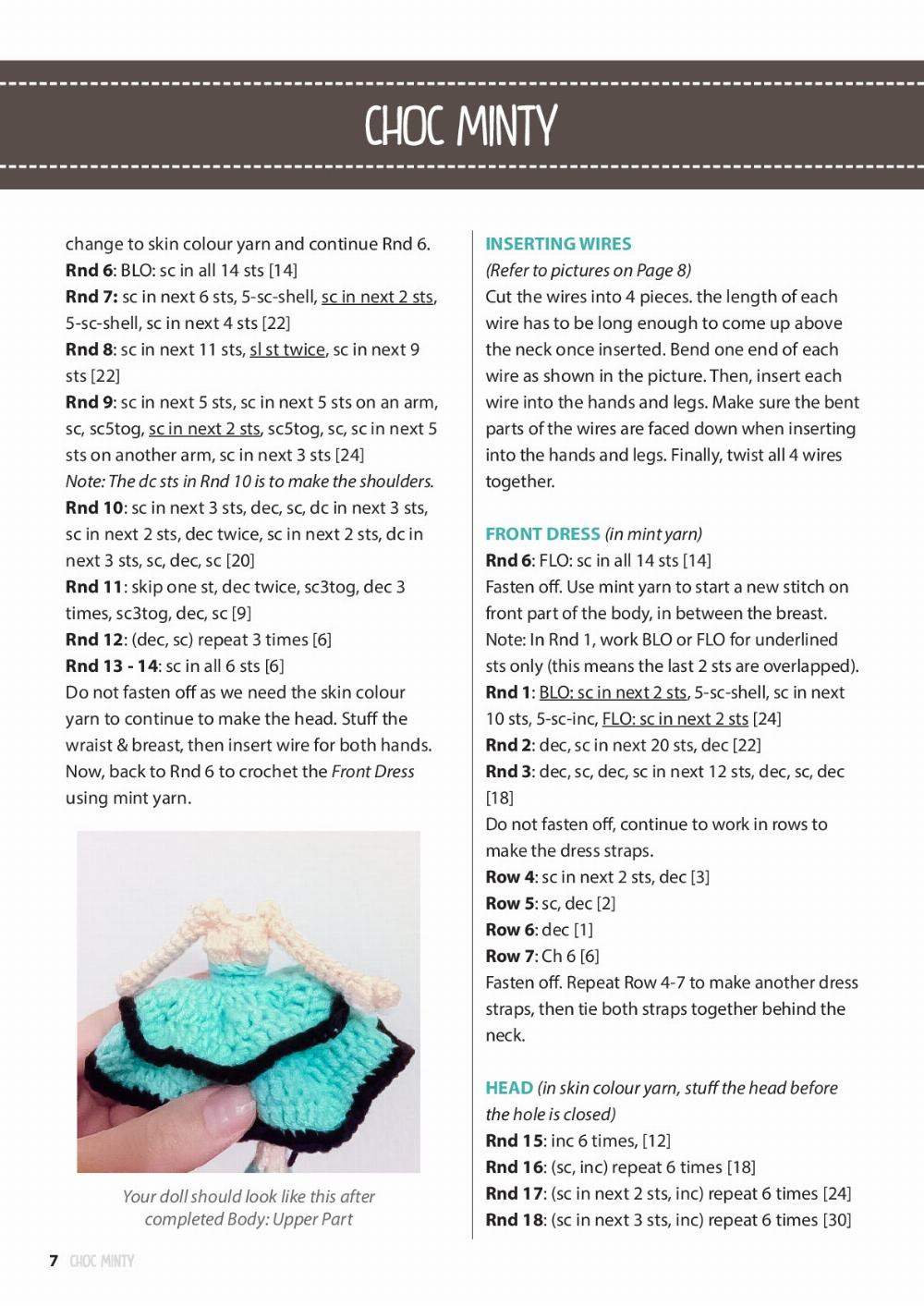 choc minty crochet pattern