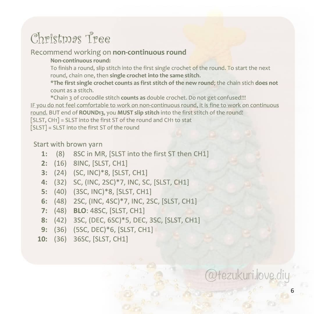 christmas tree free pattern